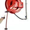 Lincoln 83754 Series Air/Water Hose Reel 50ft Rubber All‑Steel Red-6