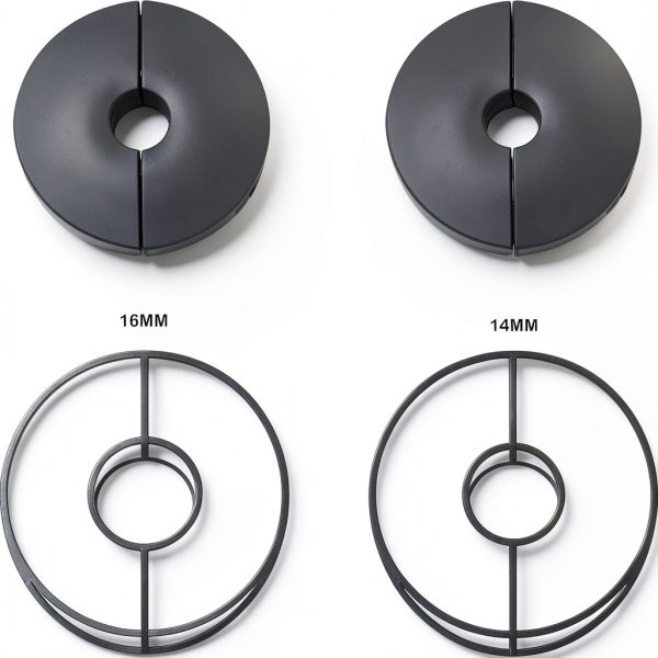 Ball Stopper HOOTSUM 3/8 ID Air Hose Reel Rubber Bumper 2 Pack-2