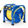 Goodyear Retractable Air Hose Reel 3/8" x 100ft 300 PSI Spring Steel-5