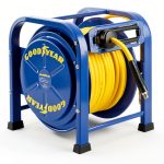 Goodyear Retractable Air Hose Reel 3/8" x 100ft 300 PSI Spring Steel-0