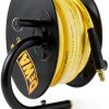 DEWALT 3/8" x 50 ft Manual Hose Reel Yellow Rubber-5