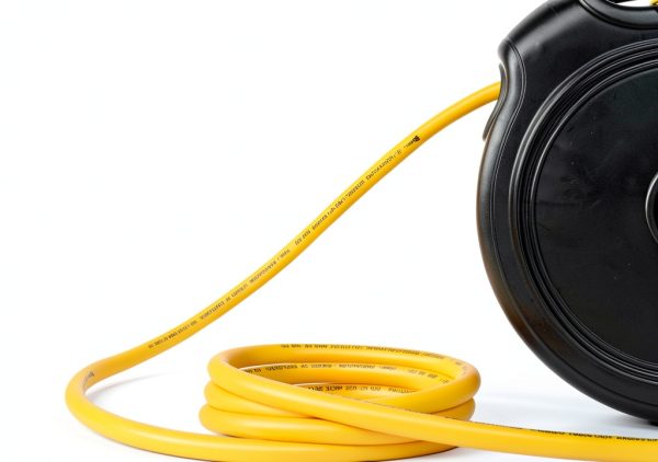 Automatic Retractable Air Hose Reel WYNNsky 3/8" x 50ft 180° Swivel-2