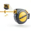 Retractable Air Hose Reel Vkndoynt 3/8in x 50ft Hybrid with 5ft Lead-3