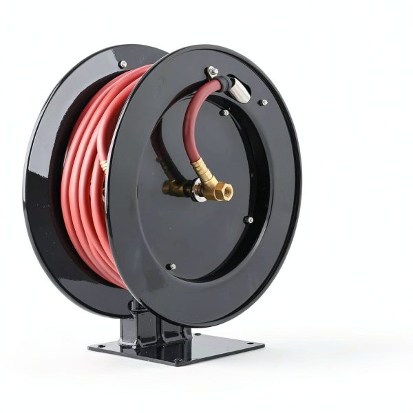 Air Hose Reel ReelWorks 3/8 inch x 50ft Duty Hybrid Polymer 300PSI-6