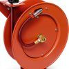 Lincoln 83754 Series Air/Water Hose Reel 50ft Rubber All‑Steel Red-4