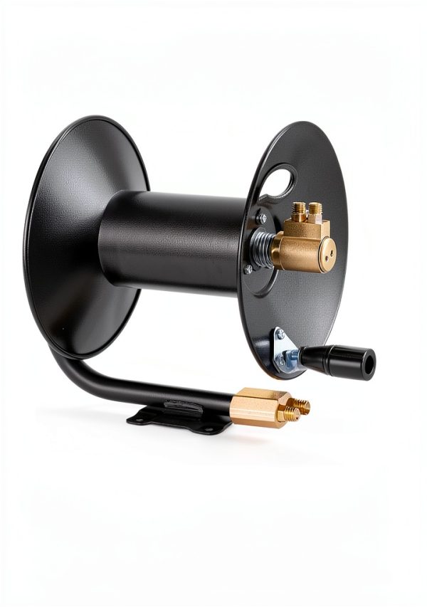 VEVOR Welding Hose Reel Hand Crank 3FT Lead-In Hose Wall Mount Steel-6